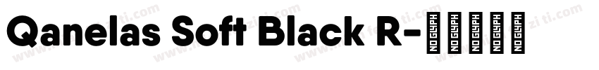 Qanelas Soft Black R字体转换
